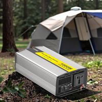 Hisolar 1000 Watt Onduleur solaire à onde sinusoïdale pure 12V/220V/110V DC/AC Onduleur 5V Entrée LCD Affichage 3000W 50Hz/60Hz