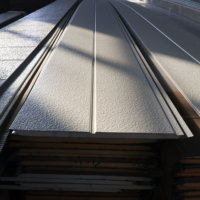 Panneau mural sandwich en mousse PU de 16 mm avec âme métallique sculptée, ignifuge et écologique, idéal pour l'extérieur des commerces - Vente en gros usine