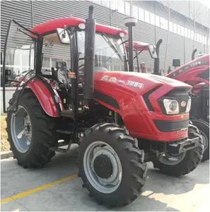 China Lieferant heißer Verkauf 100 PS Traktor 4WD landwirtschaft lichen Traktor mit Kabine