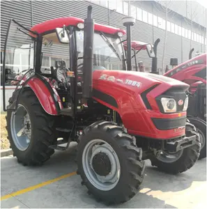 China fornecedor venda quente 100 hp trator agrícola 4wd trator com cabine