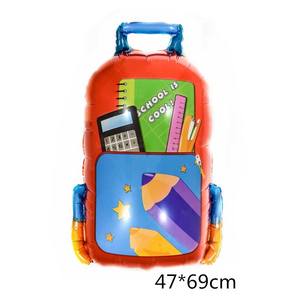 Ballons en aluminium de maison de bus d'étoile colorée pour les décorations de salle de <span class=keywords><strong>classe</strong></span> Ballons d'école arrière Crayons de crayon pour la <span class=keywords><strong>maternelle</strong></span> Halloween - Product Image 4