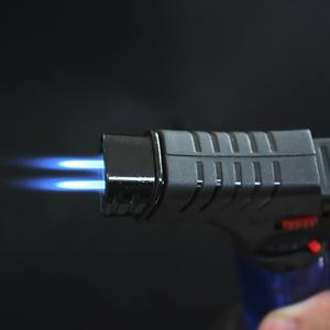 เทรนด์ใหม่ไฟแช็คWindproofโรงงานรีฟิลโลโก้ที่กําหนดเองที่มีประสิทธิภาพซิการ์ไฟฉายไฟแช็กCampingของขวัญกล่องโลหะMinimalist 1 ชิ้น - Product Image 3