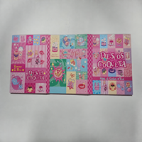 Étui à fards à paupières rose vif, original et attrayant, portable et vide, pour coffret cadeau, cosmétiques, assemblage DIY et fabrication
