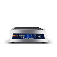 Four électromagnétique pour cuisinière à induction de bureau 3500w Four à batterie fritté à haute puissance pour marmite chaude commerciale