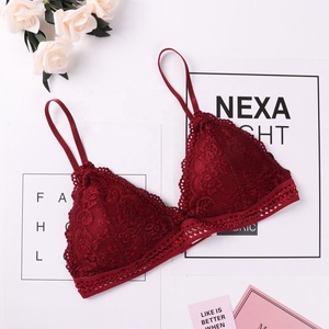 Bralette <span class=keywords><strong>in</strong></span> <span class=keywords><strong>pizzo</strong></span> profondo V con Lingerie Sexy <span class=keywords><strong>in</strong></span> stile francese con <span class=keywords><strong>reggiseno</strong></span> morbido <span class=keywords><strong>a</strong></span> <span class=keywords><strong>triangolo</strong></span> Push-up - Product Image 6