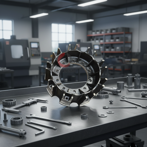 Moyeu de <span class=keywords><strong>roue</strong></span> araignée robuste et durable pour remorque de camion, 9 boulons, accessoire de remplacement pour composants de montage d'essieu de remorque, pièces de rechange - Product Image 1