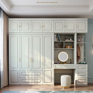 Maxky semplice grande <span class=keywords><strong>armadio</strong></span> comò <span class=keywords><strong>una</strong></span> rete rossa casa camera da letto combinazione armadietto personalizzato con <span class=keywords><strong>specchio</strong></span> da toeletta - Product Image 4