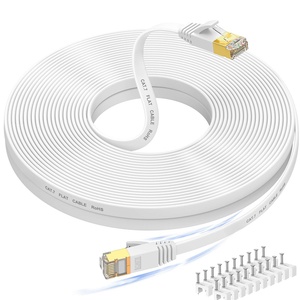 SFTP CAT7 32AWG Flat Ethernet cable soft jacket flexible bare copper conductor <strong>patch</strong> <strong>cord</strong> - Product Image 4