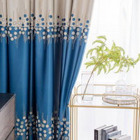 Offre Spéciale Personnalisé Jacquard Occultant 100% Polyester Tissu Pour rideau