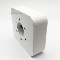 Pièces de fraisage CNC personnalisées Aluminium 6061 Traitement de surface Bloc de connexion dépoussiéré blanc Fabrication Dongguan Meilleure vente