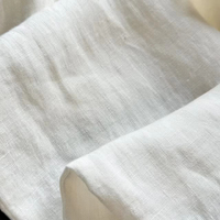 Nuevos productos que se convierten en éxitos instantáneos 55% Lino 45% Algodón Color Lino Mezcla de algodón Tela Ropa de verano
