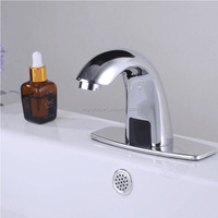 Robinet de lavabo automatique sans contact à induction infrarouge en laiton pour salle de bain