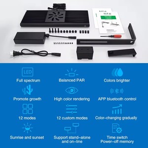 <span class=keywords><strong>Lampe</strong></span> d'<span class=keywords><strong>aquarium</strong></span> d'<span class=keywords><strong>eau</strong></span> <span class=keywords><strong>de</strong></span> <span class=keywords><strong>mer</strong></span> à spectre complet UV RGB WEEKAQUA pour <span class=keywords><strong>aquarium</strong></span> <span class=keywords><strong>de</strong></span> corail marin <span class=keywords><strong>de</strong></span> 45 à 60 cm - Product Image 6