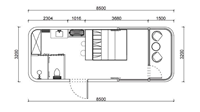 Maison Modulaire Moderne en Métal Type Capsule Spatiale, Hôtel Mobile, Mini Maison Préfabriquée en Conteneur, Villa, Bureau pour Séjours en Camping, Station Balnéaire