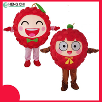 Costume de mascotte de danse personnalisé en forme de fruit, effet de personnage ambulant unique, combinaison en peluche pour les fêtes, Halloween, carnaval, spectacles