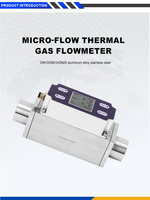 Débitmètre massique thermique pour la surveillance de l'air comprimé, protection IP65, OEM disponible, précision 1,5 % FS, débit de 3 à 200 m³/h