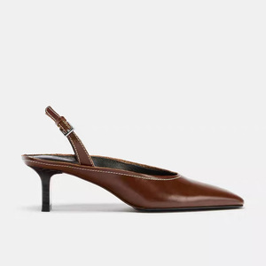 2025 nuevos productos de invierno, zapatos sexis para exteriores para mujer, <span class=keywords><strong>edición</strong></span> <span class=keywords><strong>limitada</strong></span> de cuero, punta cuadrada, tacón medio grueso - Product Image 6