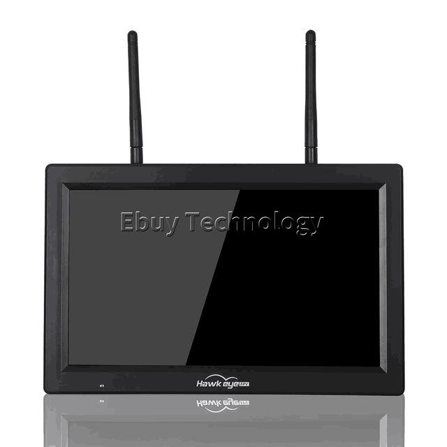 Hawkeye Little Pilot Captain X FPV Monitor DVR 4.9G 5.8G 60CH 10.2inch 1000lux Dual Receiver 1024x600 NTSC/PAL RC FPV Racing UAV