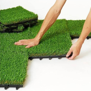 <span class=keywords><strong>Pelouse</strong></span> spded bricolage mobile et librement épissé sol gazon artificiel carreaux de terrasse gazon synthétique tapis de gazon artificiel - Product Image 6