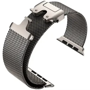 Bracelets <span class=keywords><strong>Milanese</strong></span> Loop pour <span class=keywords><strong>Apple</strong></span> <span class=keywords><strong>Watch</strong></span> Series 11 10 9 5 4 SE 8 <span class=keywords><strong>7</strong></span> 6 46mm-42mm-41mm-<span class=keywords><strong>45mm</strong></span>-44mm 40mm Ultra 2 49mm Accessoires - Product Image 5