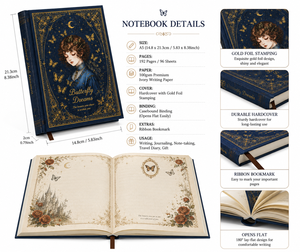 Diario de Papel de Diseño Creativo con <span class=keywords><strong>Tapa</strong></span> <span class=keywords><strong>Dura</strong></span>, Páginas Personalizadas Impresas, Libro de Notas A5 con Estampado Dorado - Product Image 2