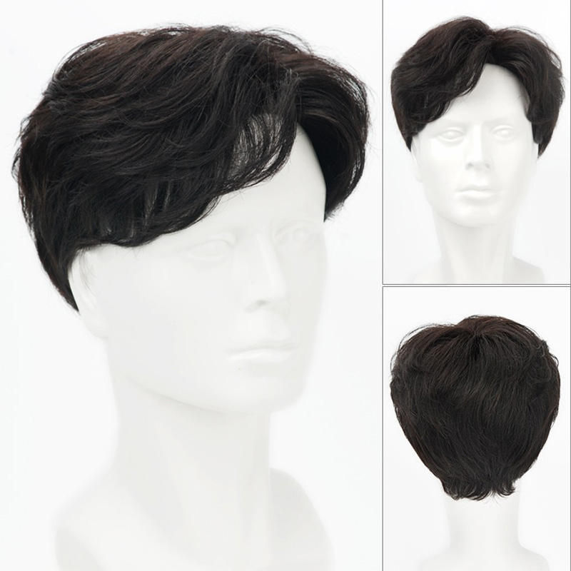Vietnam Black Very Short Cut Indian Hair Wigs for Asian Men Full Head  Natural Real 100% Human Hair Philippines Custom Price
