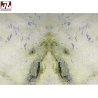 Dalle de marbre bleu poli de luxe italien, écologique, pour plan de toilette de salle de bain, plan de travail de cuisine et usage extérieur