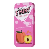Bonbons à la menthe sans sucre OEM I'MINT, rafraîchissants pour l'haleine, chewing-gum pour les baisers, collation de loisirs populaire sur internet, vente en gros, boîte de 21g, 730