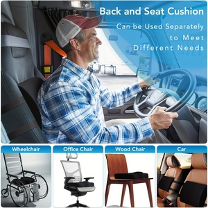 Cuscino per Auto in Memory Foam, Ergonomico per Ufficio, Supporto Lombare e per Fianchi - Product Image 4