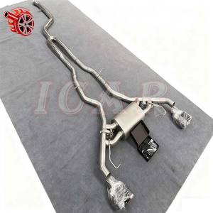 Tuyau d'échappement Cat-back pour BMW X3/X4 M40i G01 3.0T avec système d'échappement automobile en acier inoxydable et silencieux - Product Image 2