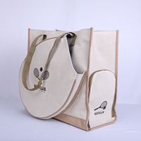 Sac de tennis pour femme, grand sac de sport portable en toile imperméable personnalisé, 35L, avec plusieurs poches pour balles de tennis