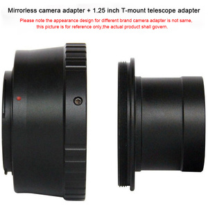 Télescope et accessoires Adaptateur d'objectif à monture en T 1.25 "Anneau T2 pour appareils <span class=keywords><strong>photo</strong></span> Canon <span class=keywords><strong>Sony</strong></span> Olympus - Product Image 2