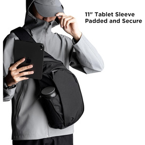 Bolsa de Peito Masculina Transversal Esportiva Casual Impermeável Respirável Super Leve de Poliéster Multifuncional de Ombro Único - Product Image 3