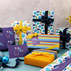 Wholesale 80g Birthday Art <b>Paper</b> <b>Tissue</b> 43*300cm Gift Luxury Custom Packaging <b>Wrapping</b> <b>Paper</b> Roll - Product Image 4