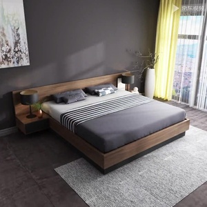 Camas de Madera King Size para Dormitorio, Diseño Minimalista y Elegante para Adultos, Muebles de Almacenamiento Personalizados al por Mayor a Precios Económicos - Product Image 3