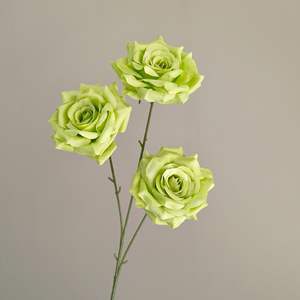 <span class=keywords><strong>Promise</strong></span> Single Stem Flower Venta al por mayor Real Touch Flores blancas artificiales para la decoración de la boda - Product Image 6