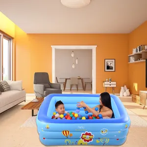 Оптовая продажа мягких прямоугольных бассейнов kolam renang dewasa, детский надувной бассейн для детей и взрослых