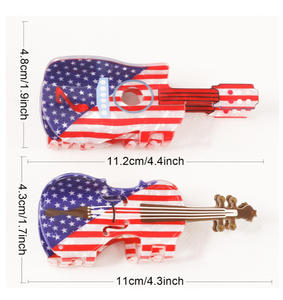 Pinzas <span class=keywords><strong>de</strong></span> pelo <span class=keywords><strong>de</strong></span> tiburón <span class=keywords><strong>de</strong></span> <span class=keywords><strong>guitarra</strong></span> coloridas personalizadas, accesorios para el cabello <span class=keywords><strong>de</strong></span> Color <span class=keywords><strong>de</strong></span> empalme <span class=keywords><strong>de</strong></span> PVC <span class=keywords><strong>de</strong></span> gran tamaño para mujeres - Product Image 6