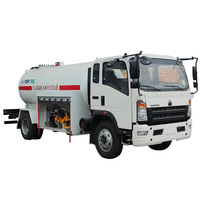 Nouveau camion citerne GPL manuel HOWO chinois de 8 à 10 m³ pour l'exportation en Mongolie