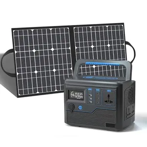 Grosir laris 1000W LFP Generator tenaga surya stasiun daya portabel pengendali MPPT Output kapasitas tinggi Harga kompetitif sumber mobil