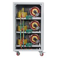 Stabilisateur automatique de tension et de fréquence triphasé AC 20kva 30kva 50KVA en cuivre SVC