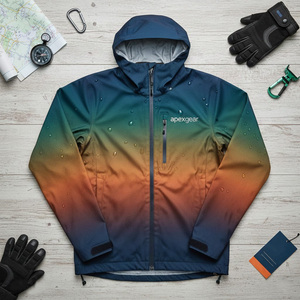 Chaqueta Impermeable Hidrocrómica de Alta Calidad con Logotipo Personalizado, Lavable, de Secado Rápido, Cómoda, con Múltiples Bolsillos, para Senderismo y Todo Tipo de Clima - Product Image 1