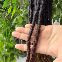 Estensioni per Capelli Sintetici con Ricci Francesi da 20 Pollici, Morbidi Dreadlock OT30/27, Fornitura Diretta dalla Fabbrica