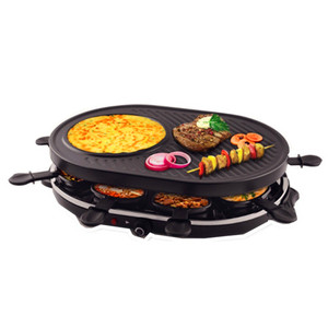 <span class=keywords><strong>Parrilla</strong></span> <span class=keywords><strong>Gourmet</strong></span> Raclette, <span class=keywords><strong>Parrilla</strong></span> Eléctrica Interior para 8 Personas - Product Image 4