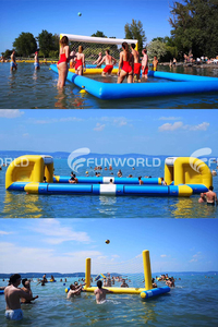 Piscine gonflable extérieure de volley-ball Terrain gonflable de volley-ball de plage Jeu de sport Terrain de volley-ball gonflable - Product Image 6