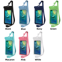 Étui universel en PVC transparent résistant à l'eau pour sport aquatique IPX8 Pochette en PVC multifonctionnelle pour écran tactile Sac pour téléphone portable sec
