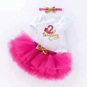 Nuevo Conjunto de Primer Cumpleaños para Bebé, Vestido de Princesa con Encaje y Tutú para Niñas, Ropa para Bebés, Vestido de Bautizo, Primer Vestido Infantil - Product Image 6