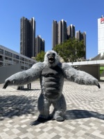 Costume de mascotte gonflable en peluche de gorille King Kong singe de dessin animé en gros à vendre