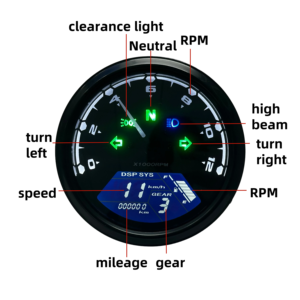 <span class=keywords><strong>OEM</strong></span>/ODM disponible Tablero digital Velocímetro de motocicleta para Akt Sl 150 Modificada Cafe Racer - Product Image 2