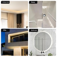 Bande LED COB Super Lumineuse 10m Ultra-Fine Auto-Adhésive DC 12V avec Télécommande pour Décoration Intérieure TV Sans Pression